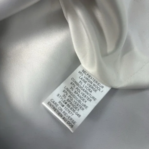 Alice + Olivia Sleeveless Peplum Dress Small  Black Wool Lined Wedding Party NWT - Picture 14 of 15